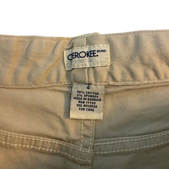 CHEROKEE KHAKI 5-POCKET WOMEN'S SHORTS SIZE 4 NWT - Picture 4 of 4